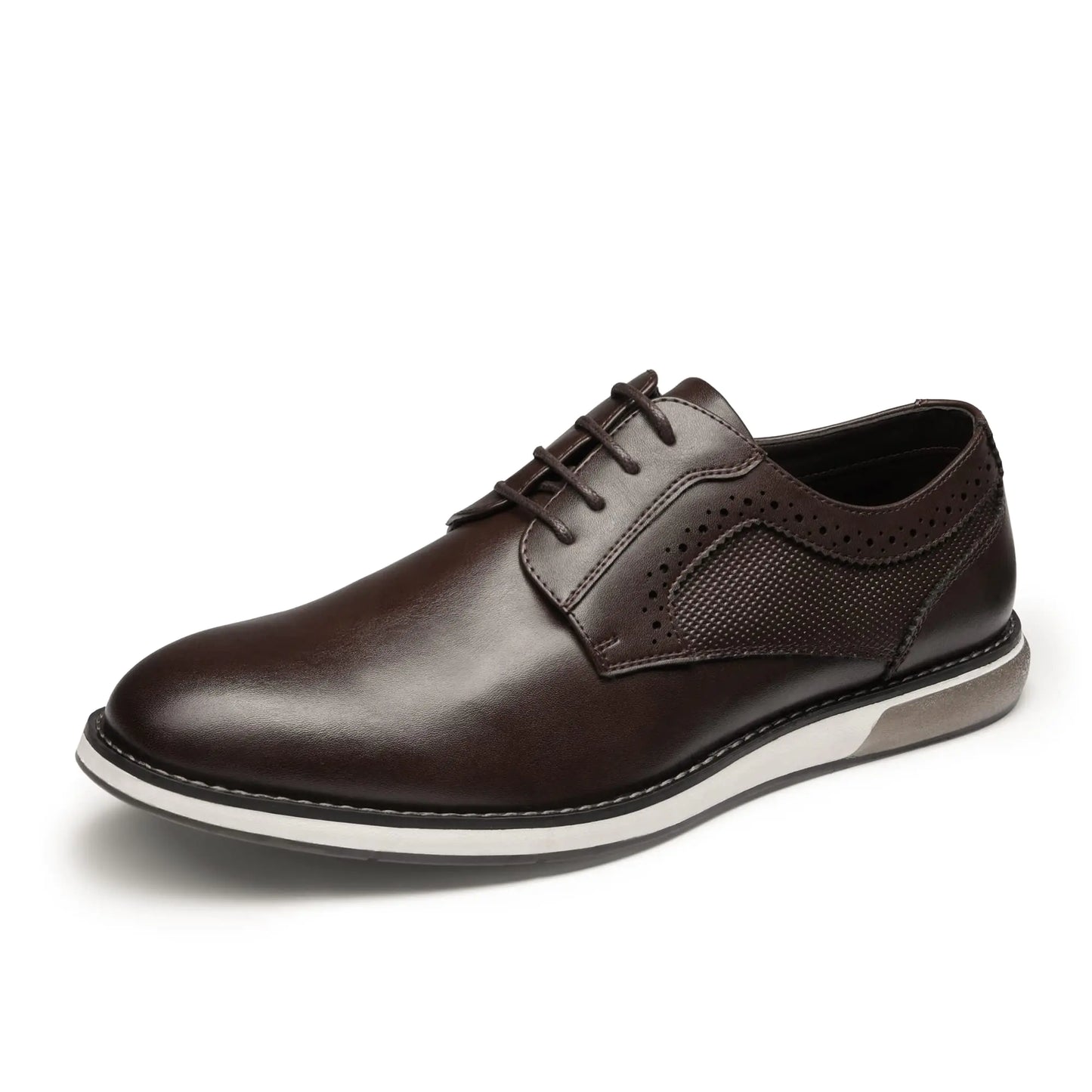Bruno Marc Men's Plain Toe Oxford Shoe