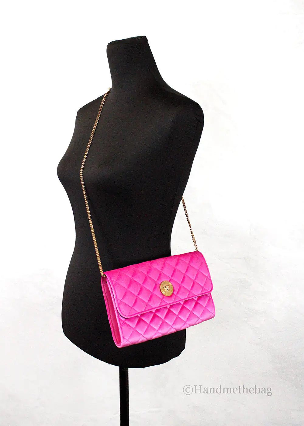 Versace Medusa Fuchsia Soft Quilted