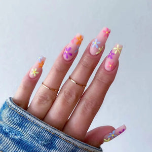 Press on Nails Medium Design, Misssix Short Fake Nails