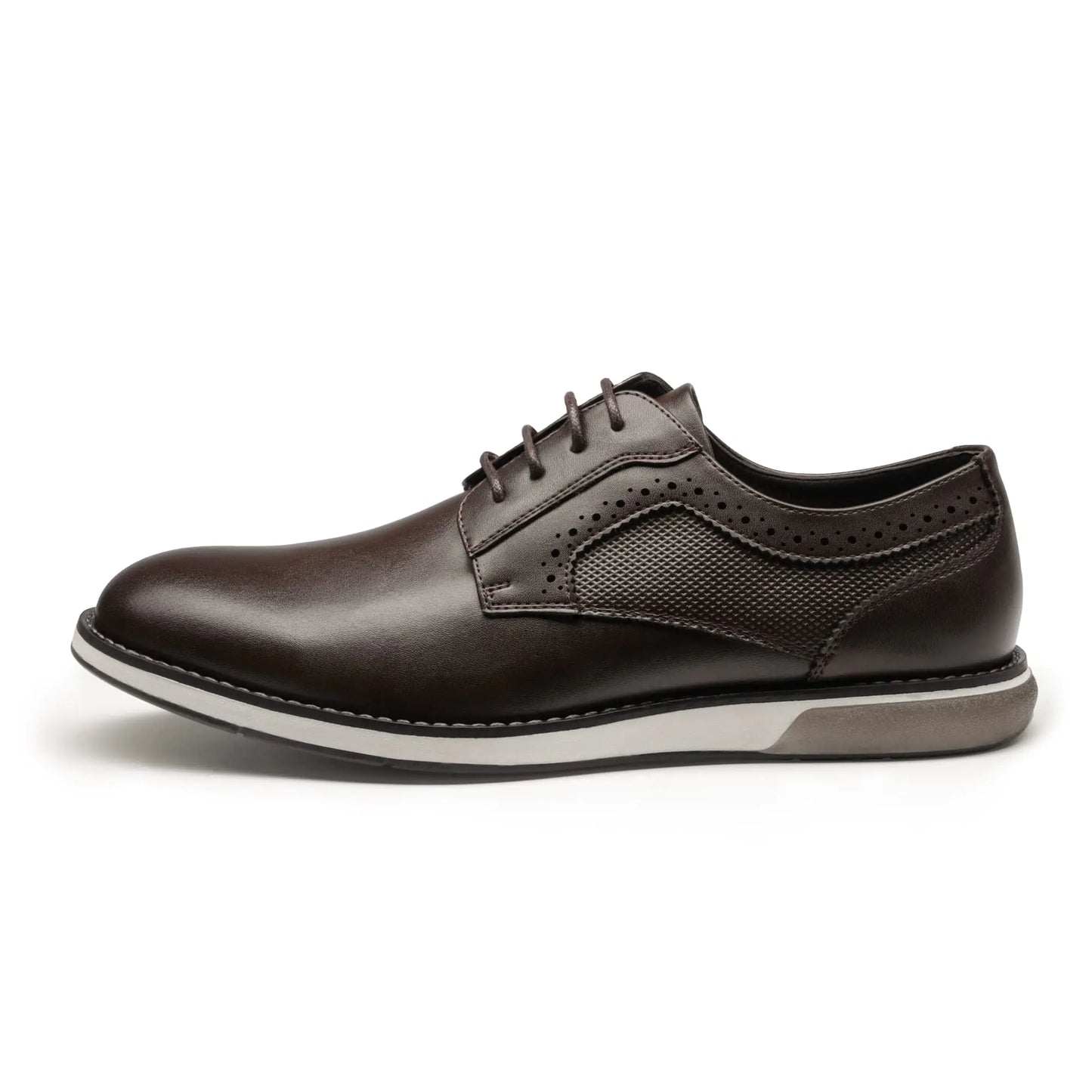 Bruno Marc Men's Plain Toe Oxford Shoe