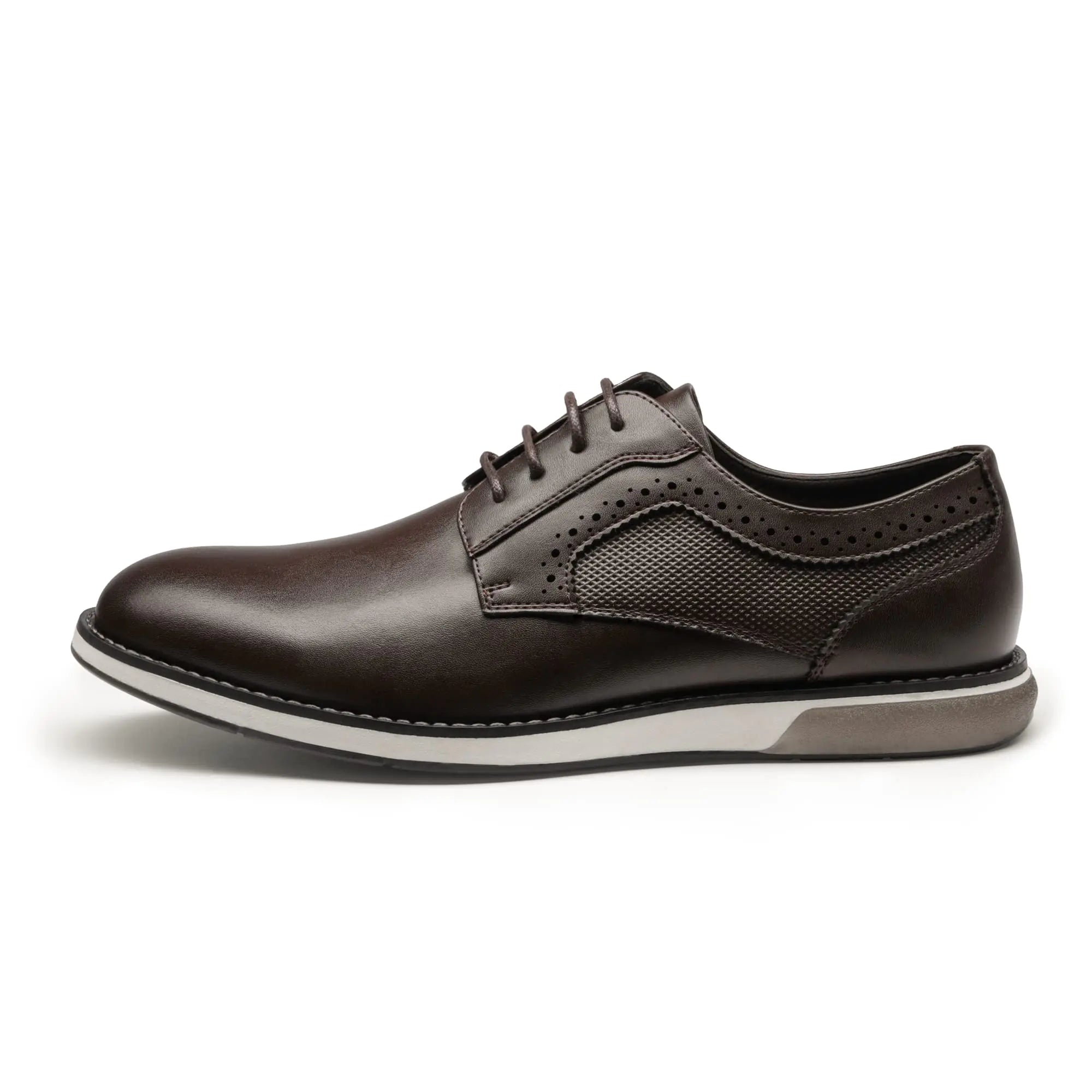Bruno Marc Men's Plain Toe Oxford Shoe