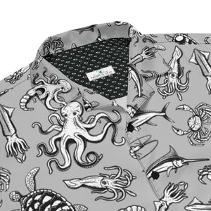 Night Dive Hawaiian Button Shirt
