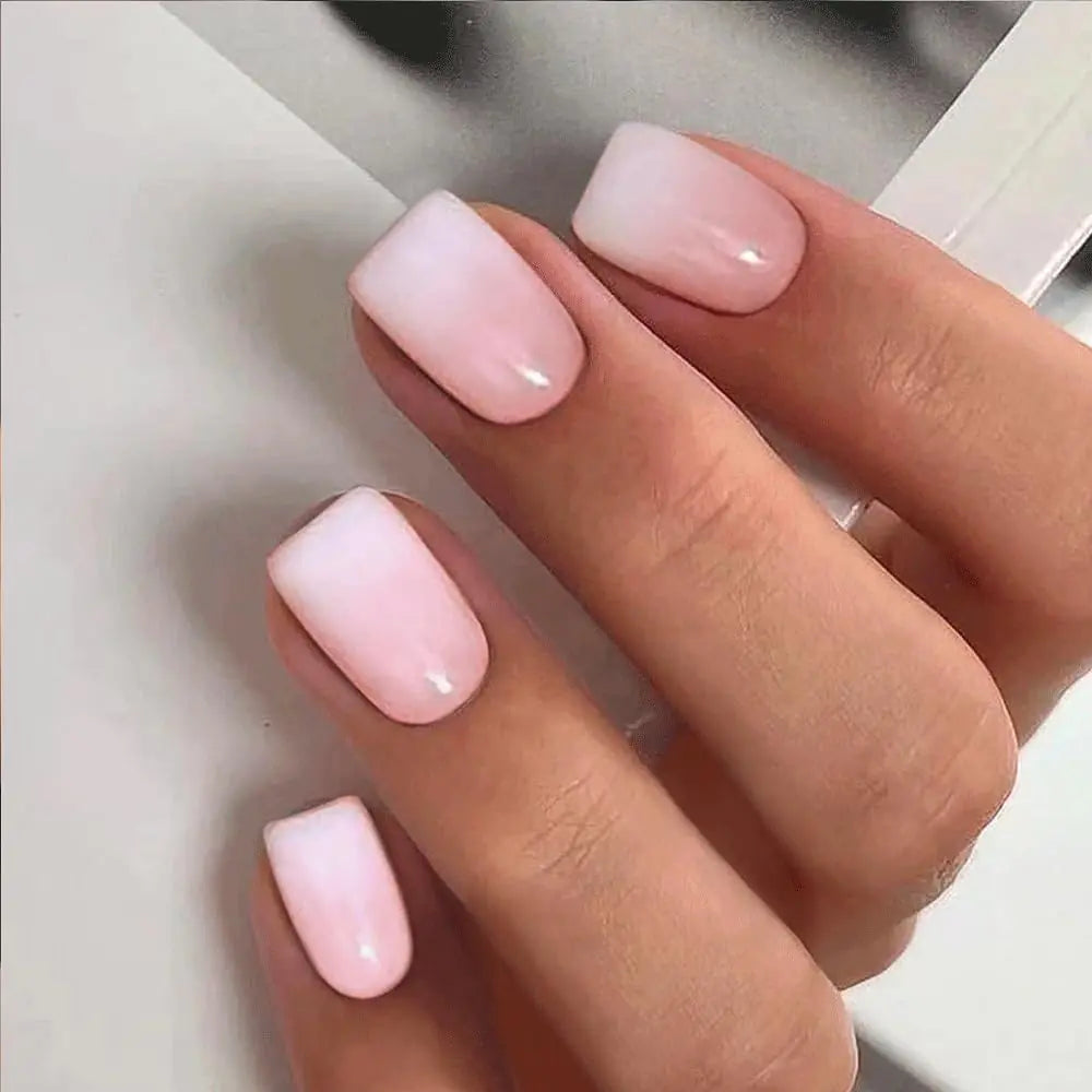 Press on Nails Short Square Acrylic Fake Nails