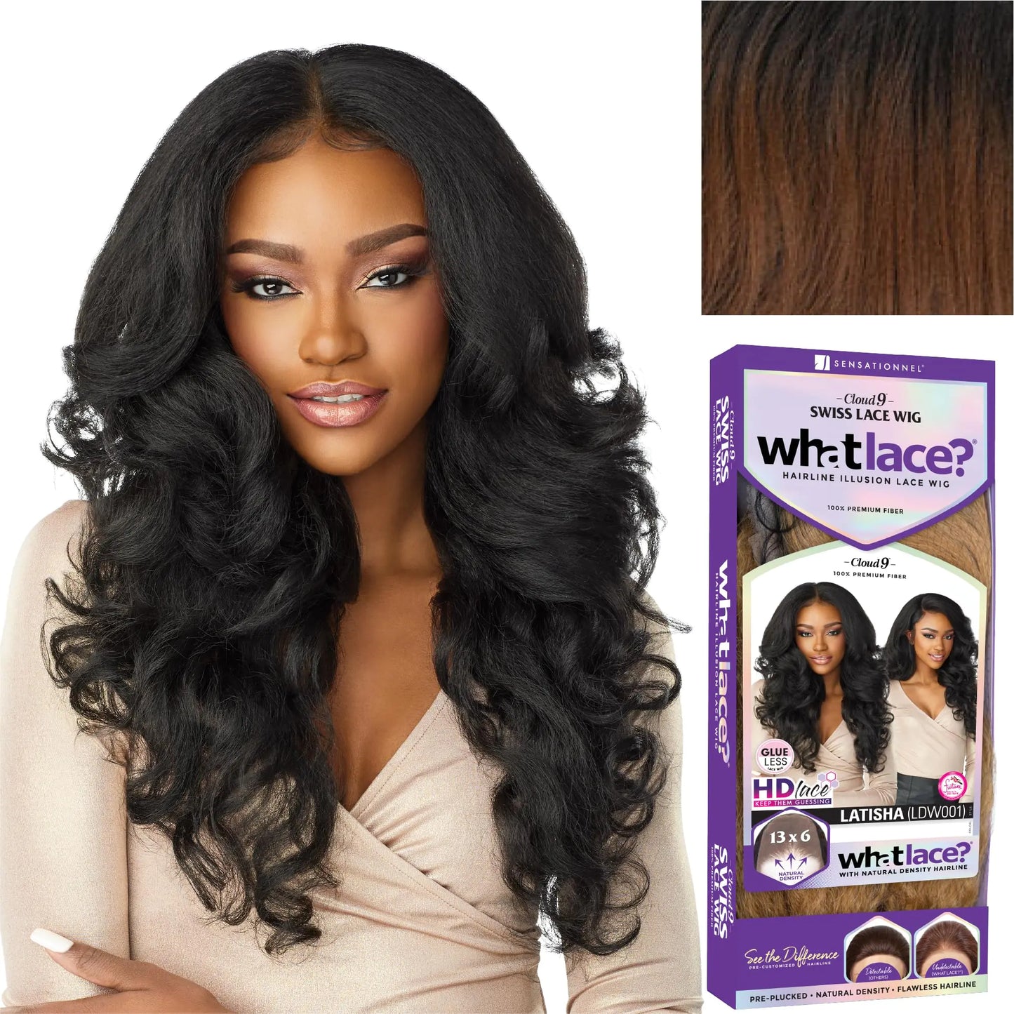 Sensationnel What lace 13x6 wigs - latisha synthetic wig