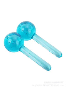 Crystal Roller Balls for Face and Eye Massage, Skin Care