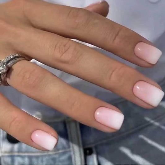 Press on Nails Short Square Acrylic Fake Nails