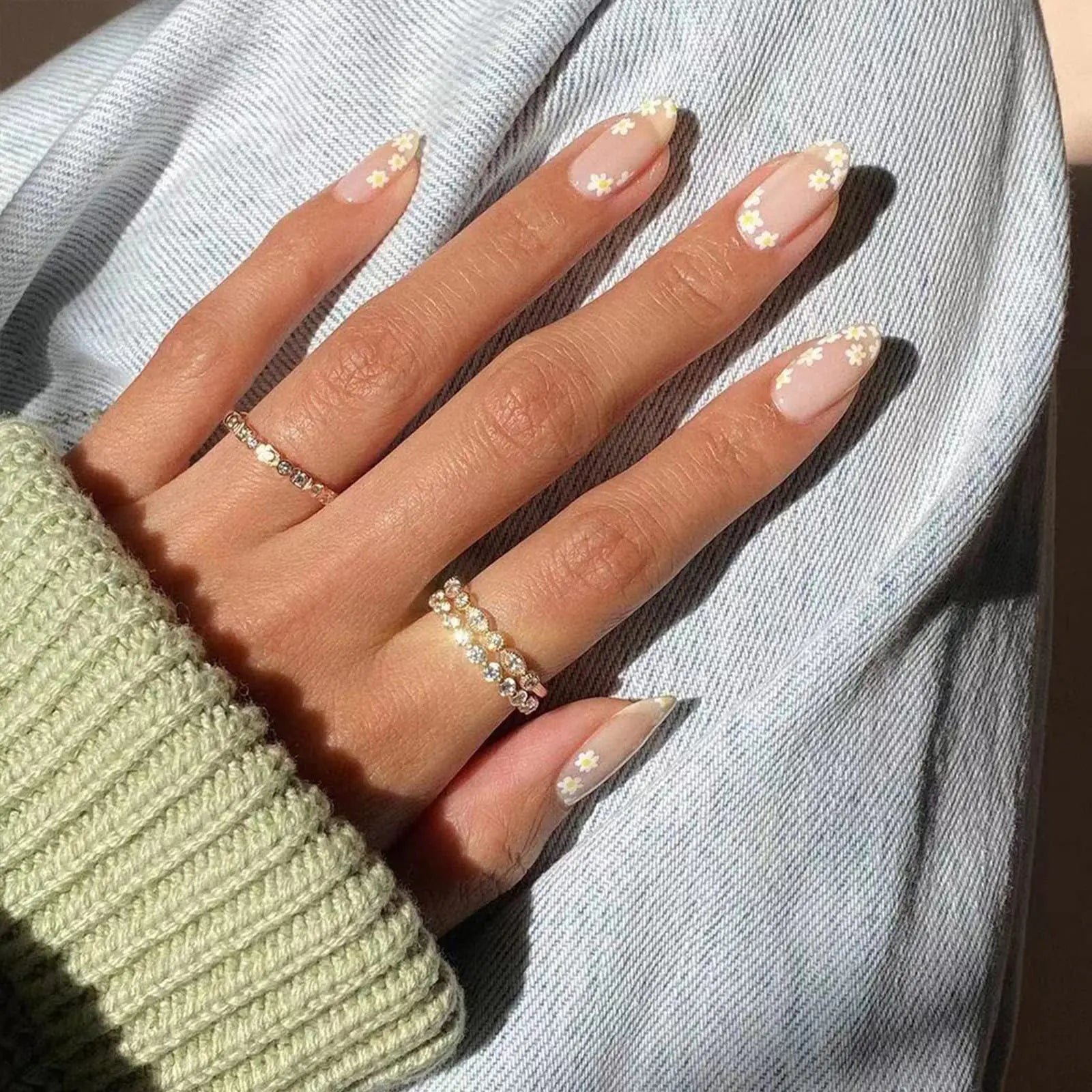 Press on Nails Medium Design, Misssix Short Fake Nails
